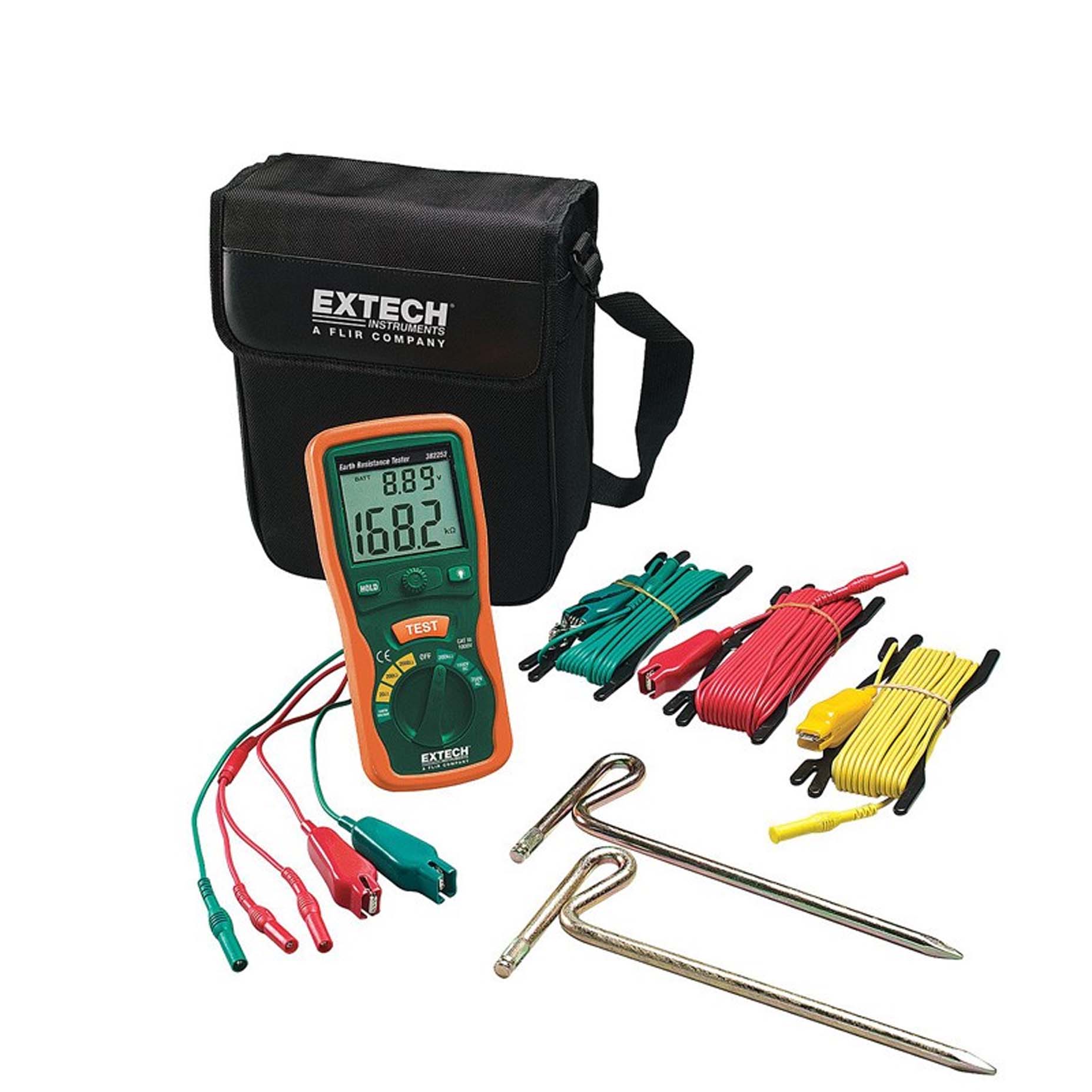 Harga Extech 382252 Earth Ground Resistance Tester Kit